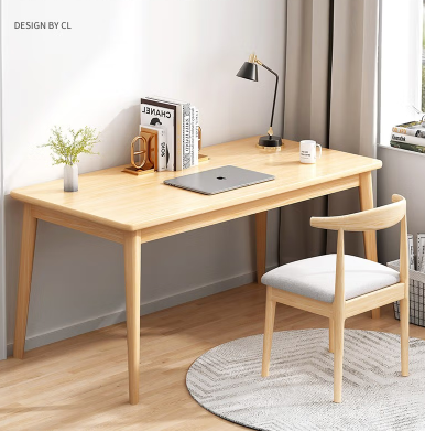 Simple Study Table And Chair Combination